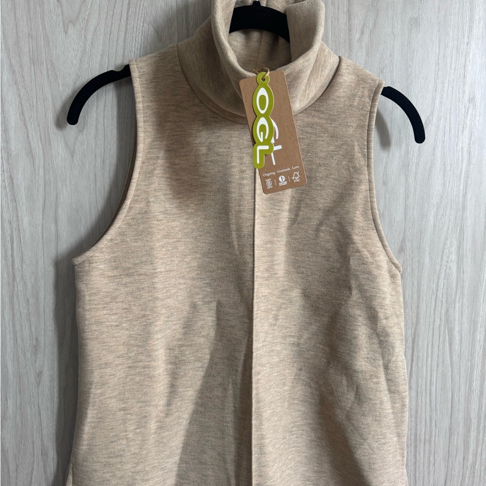 OGL Women's Turtle Neck Split Hem Top